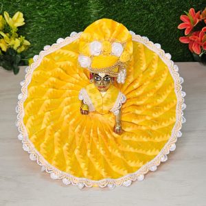 Yellow Jamdani Kanha Dress