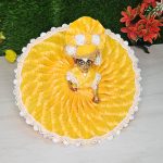 Yellow Jamdani Laddu Gopal Dress